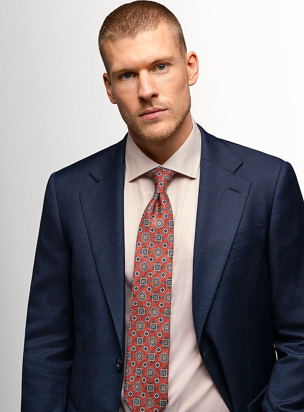 Armand Plaid Navy Suit