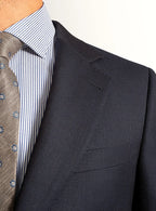 Dominico Basketweave Navy Suit