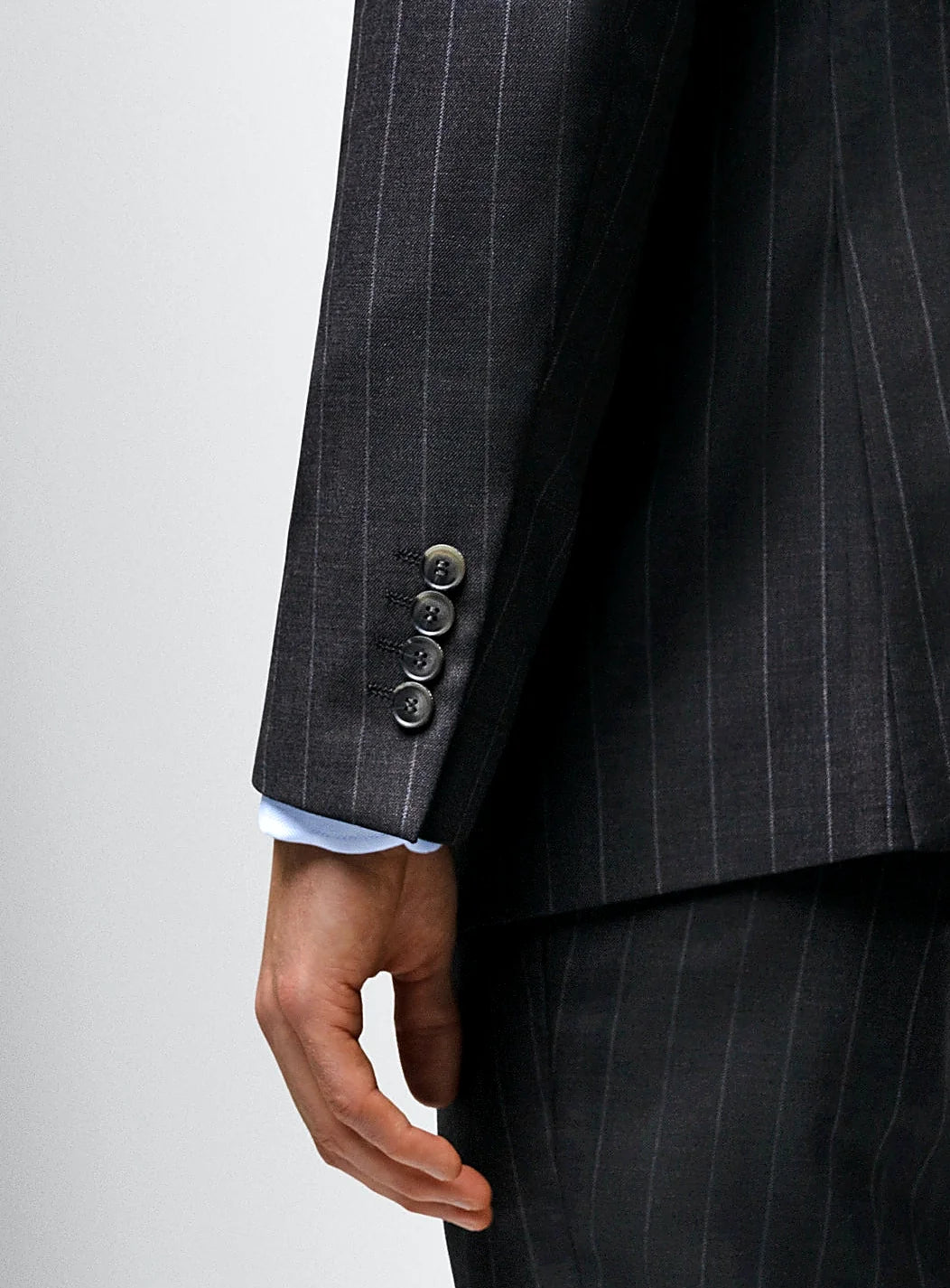 Gabriel Pinstripe Charcoal Grey Suit
