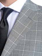 Giacomo Plaid Grey Suit