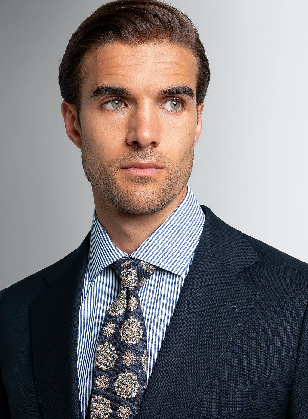 Heras Basketweave Navy Suit