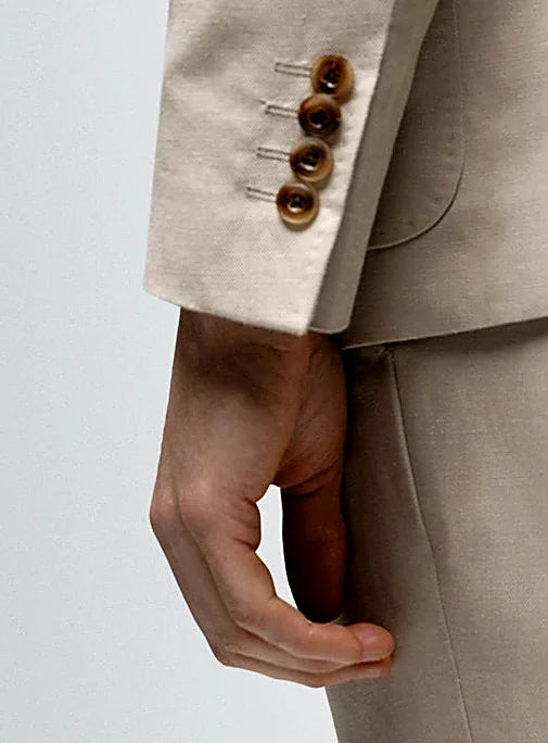 Luzio Canvas Taupe Sport Jacket