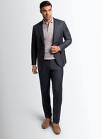 Side angle of the lightweight olive jacket