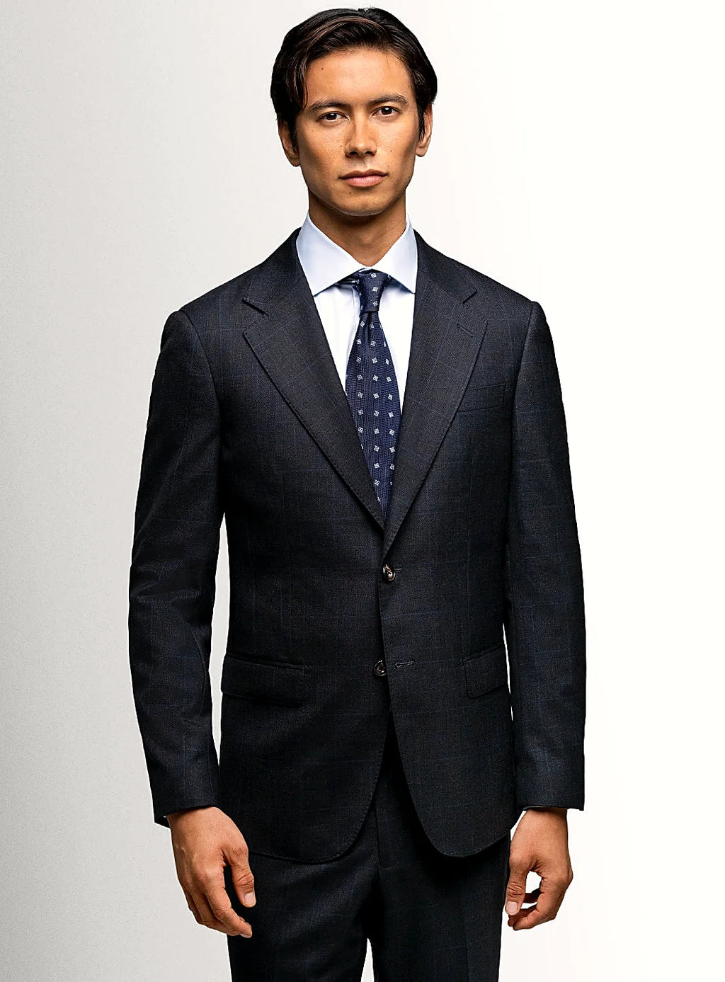 Rafael Check Charcoal Grey Suit