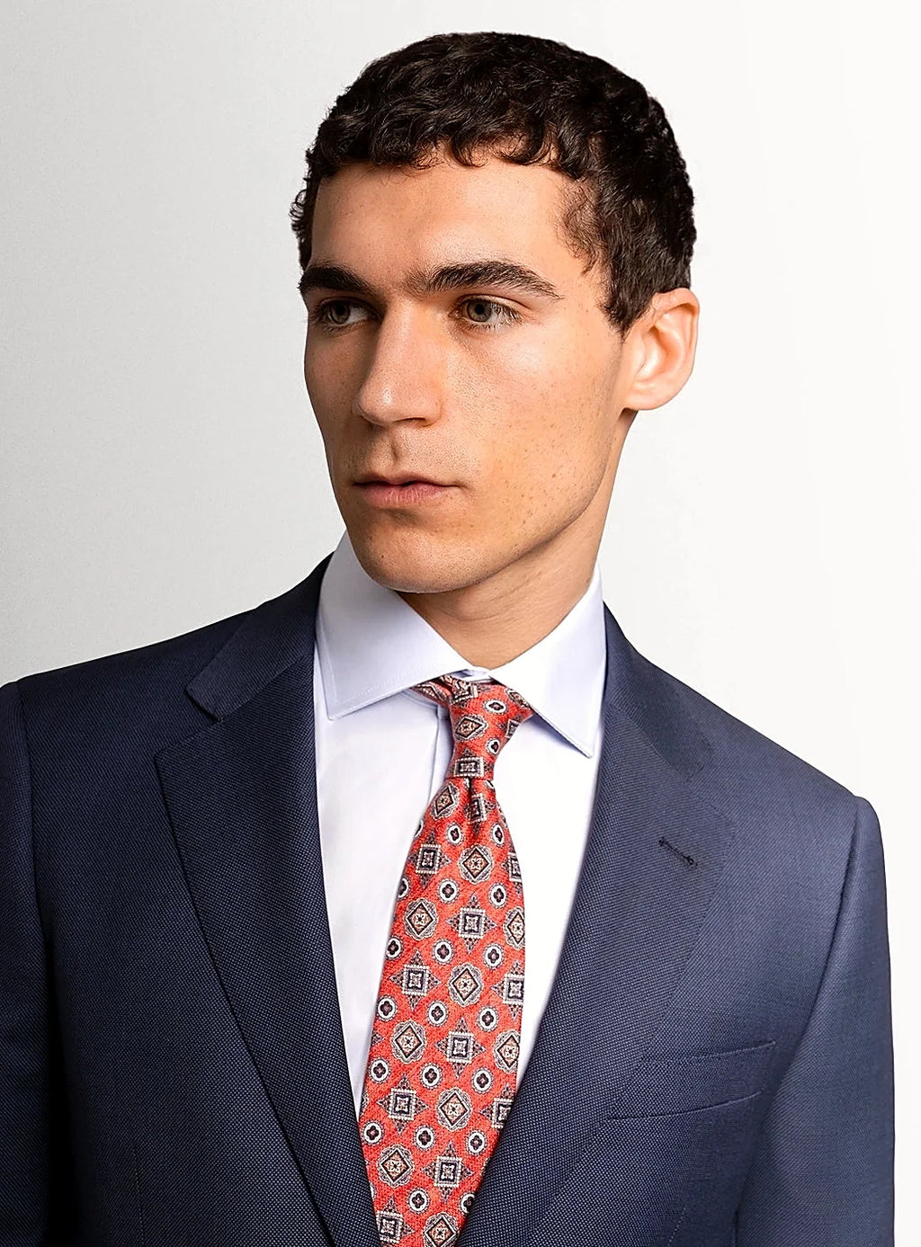 Birdseye Navy Suit Jacket