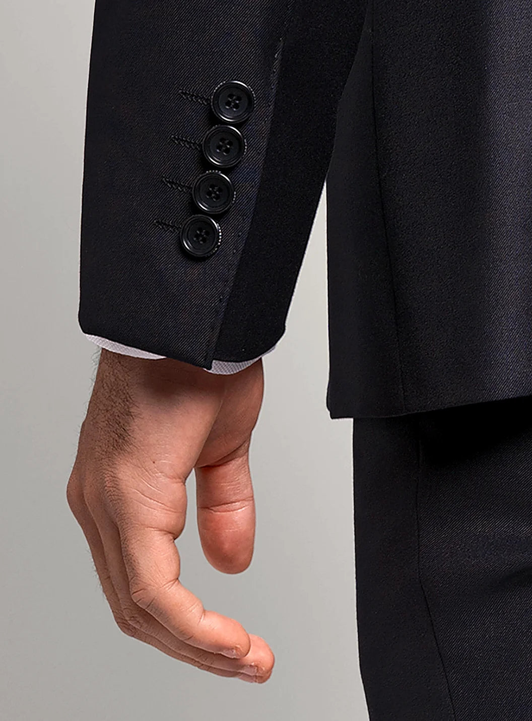 Twill Black Suit Jacket