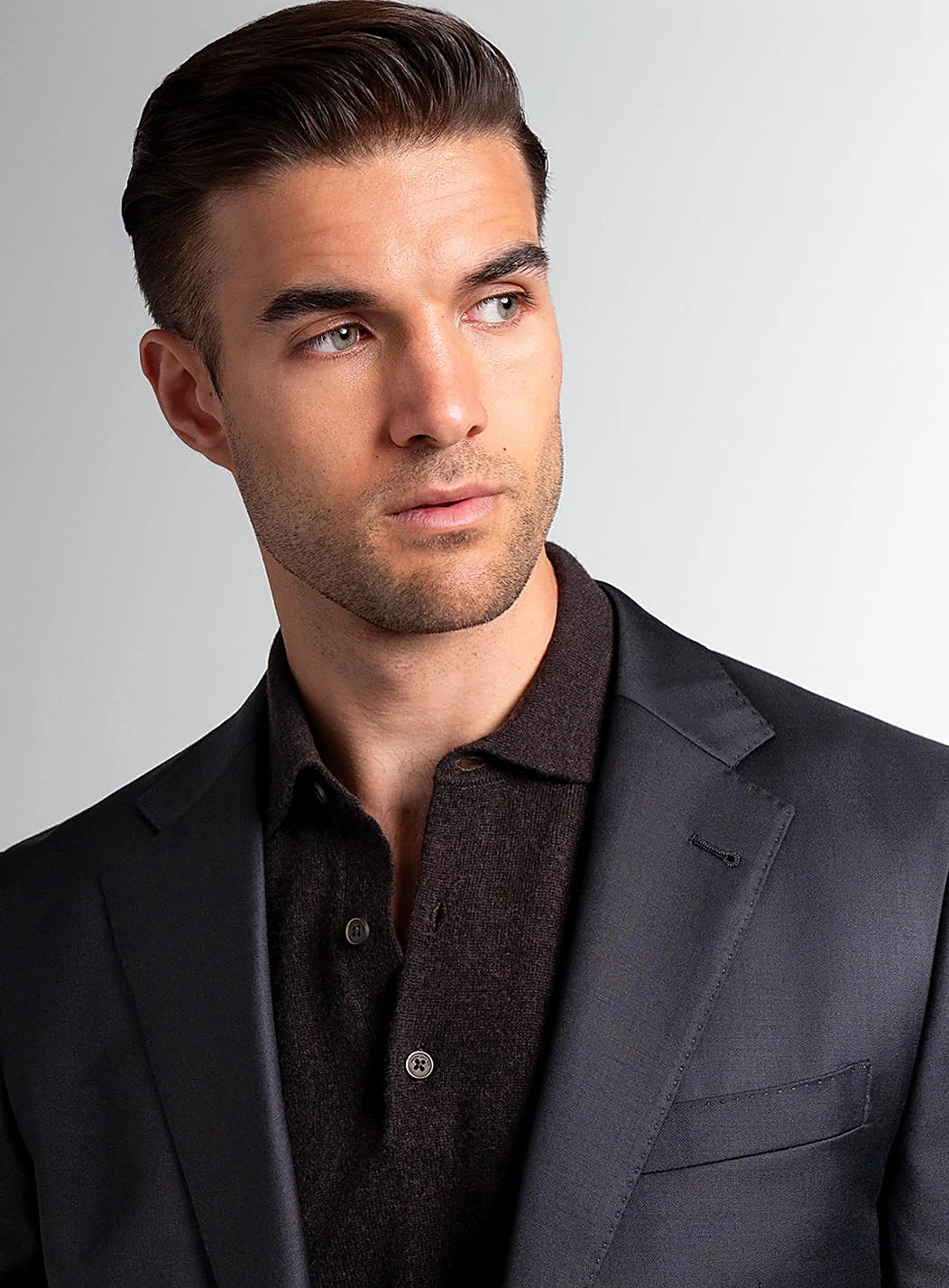 Twill Black Suit Jacket