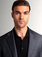 Twill Weave Charcoal Suit Jacket