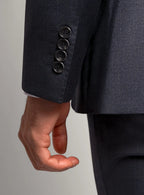 Twill Weave Charcoal Suit Jacket