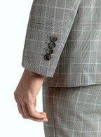 Varese Plaid Grey Suit