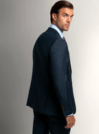 Vasquez Textured Navy Suit