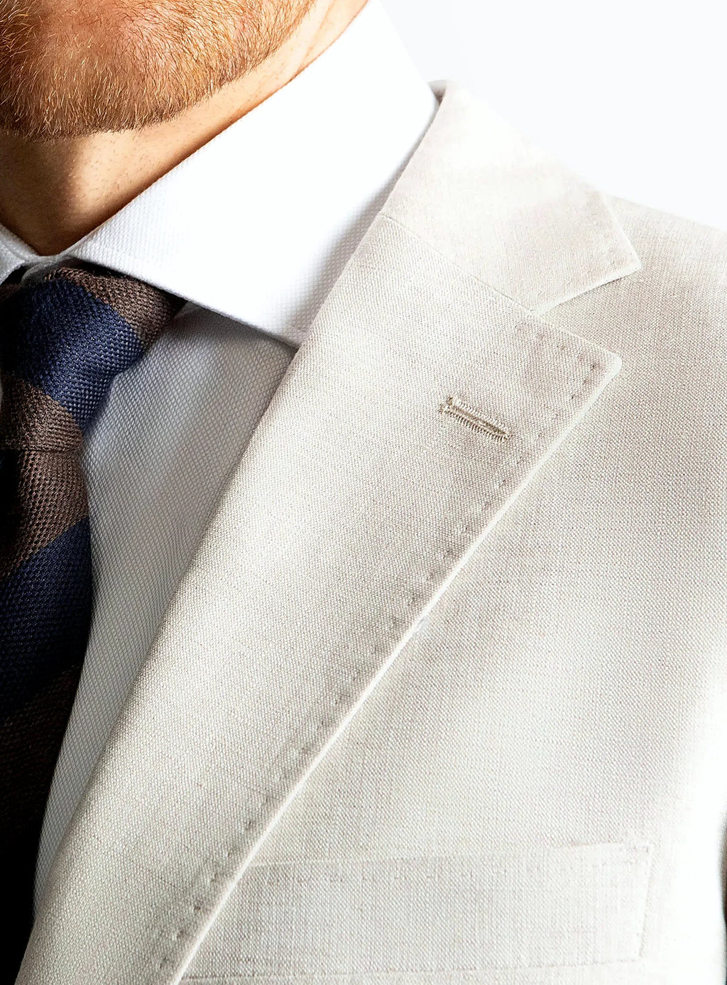 Verona Linen Sand Suit Jacket