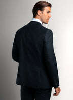 Vieri Flannel Stripe Navy Suit