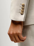 Vitale Linen/Wool Cream Sport Jacket