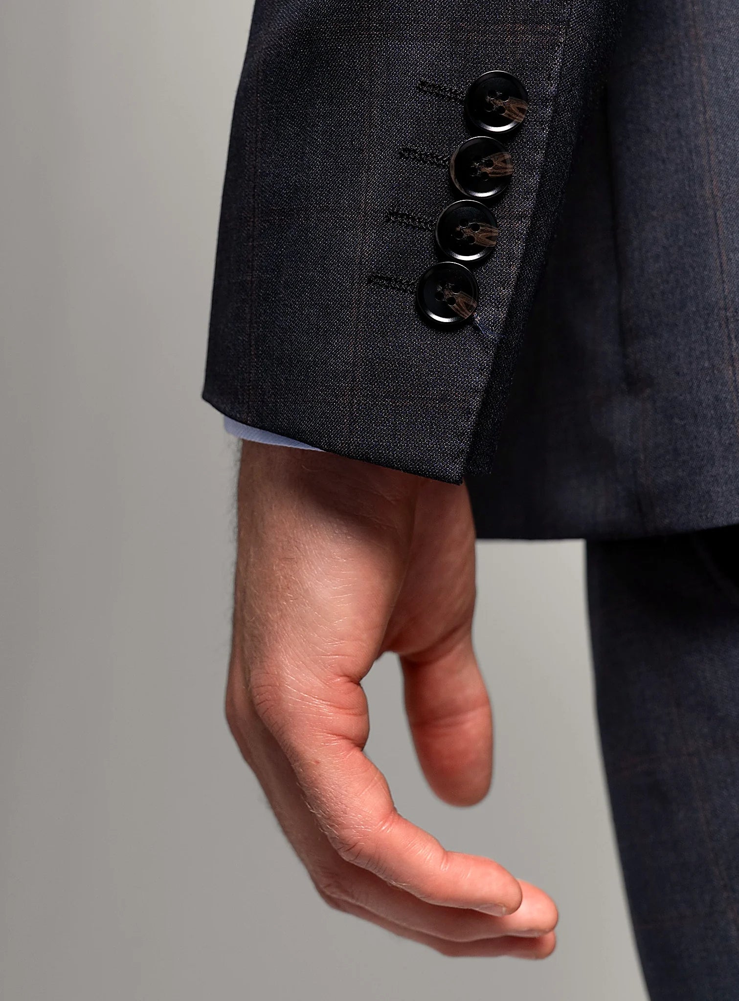 Volterra Navy Check Suit